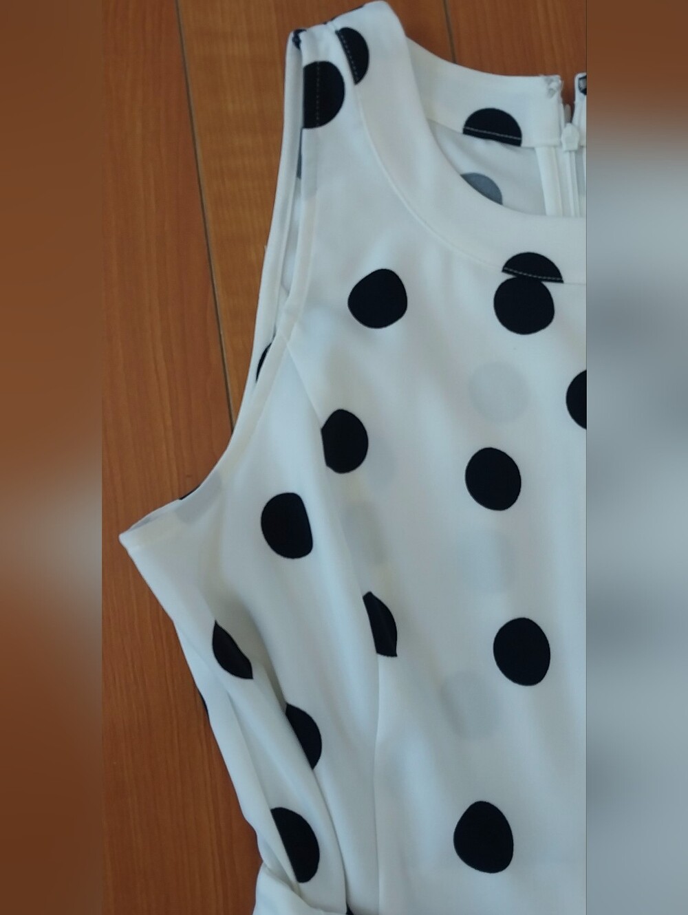 NEW Ann Taylor Factory Polka Dot Halter Midi Dress + Matching Belt Size Sz 8 - Picture 15 of 16
